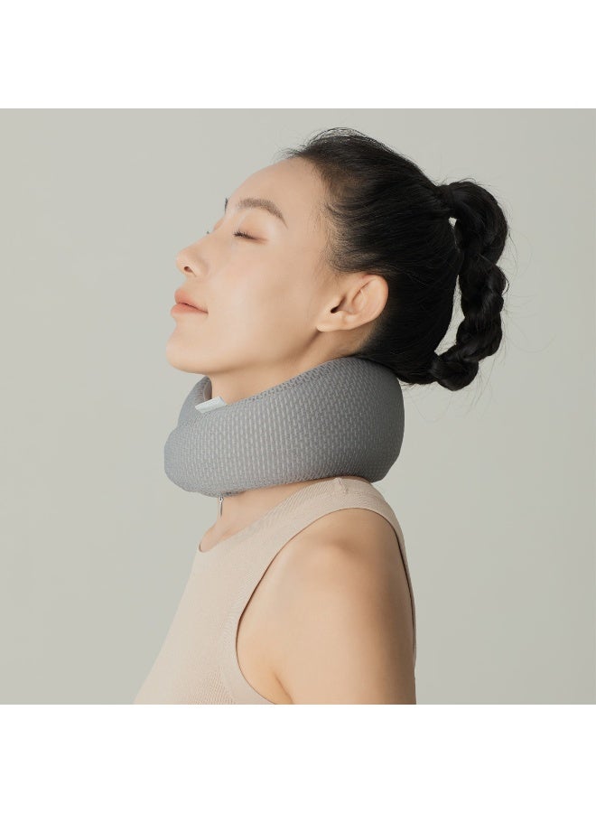 360° Ergonomic Neck Pillow – Adjustable Travel Neck Support with Chin Support, Memory Foam, Washable Cover & Storage Bag for Travel, Office & Home - Image 2